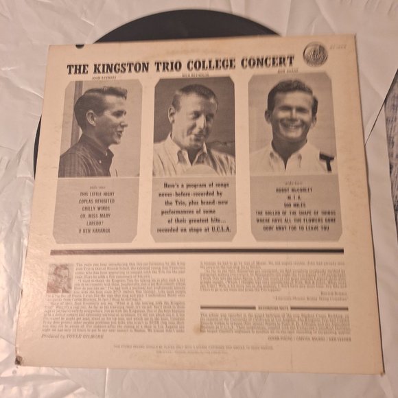 kingston trio college concert lp record - Picture 2 of 5